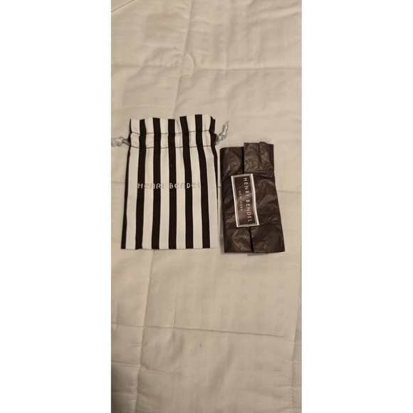 New Rear Vintage , Henri Bendel Enamel Crystal Key Chain Fob Purse Bag charm - Picture 7 of 7